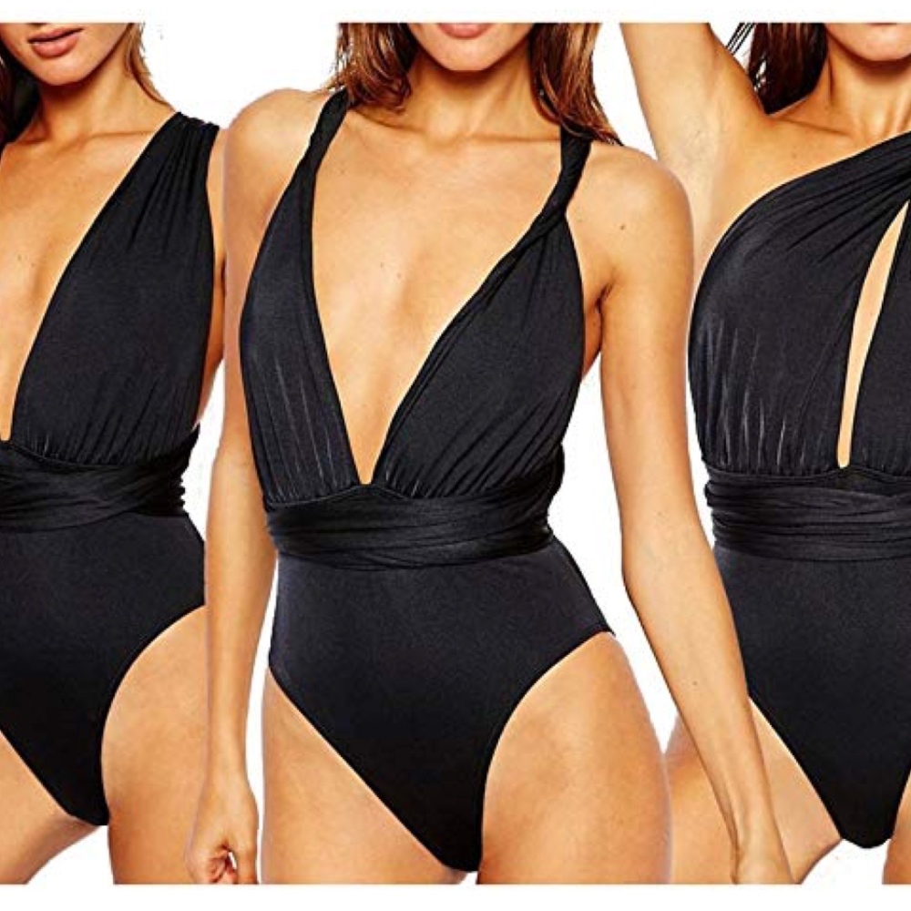 Choco Mocha Black Multiway Swimsuit